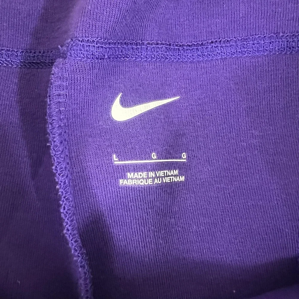 Nike Tech Fleece Joggers Mens Large Purple Sweatpants TCU Horned Frog